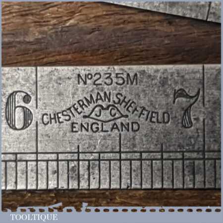 Vintage Chesterman No: 235M Metric & Imperial Folding Steel Ruler ...