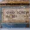Vintage Boxed Moore & Wright No: 801 Screw Pitch Gauge Metric - Good Condition