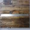 Vintage 12” Chesterman No: 1486D Metric & Imperial Contraction Steel Ruler - Good Condition