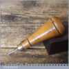 Vintage Carpenter’s Boxwood Handled Birdcage Awl - Good Condition