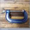 Vintage 3” Record Woodworking G Clamp - Refurbished Good Condition