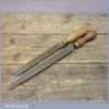 Two Good Half Round And Flat Woodworkers Rasp Files