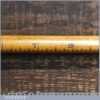 Rare Vintage Edward Preston & Sons Beechwood Brass Yardstick - Good Condition