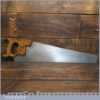 Vintage Spear & Jackson No: 179 Sovereign 22” Cross Cut Panel Handsaw - Refurbished Sharpened
