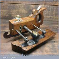 Rare Antique David Kimberley & Sons Patent Plough Plane - Good Condition