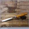 Vintage W. Marples & Sons Carpenter’s 7/8” Gouge Chisel - Sharpened Honed