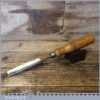 Vintage Stormont Carpenter’s 3/4” Gouge Chisel Ash Handle - Sharpened Honed