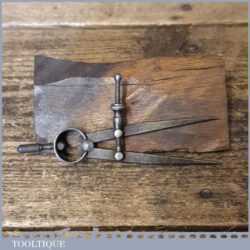 Vintage Moore & Wright 3 ¾” Spring Caliper Dividers - Refurbished For Use