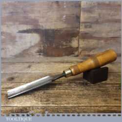 Vintage I. & H. Sorby Carpenter’s 1” Gouge Chisel - Sharpened Honed