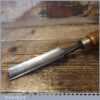 Vintage I. & H. Sorby Carpenter’s 1” Gouge Chisel - Sharpened Honed