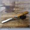 Vintage Carpenter’s 3/4” Gouge Chisel Ash Handle - Sharpened Honed
