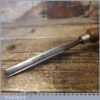 Vintage Carpenter’s 11/16” Gouge Chisel Beech Handle - Sharpened Honed