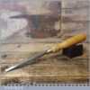Vintage F. Woodcock Carpenter’s 3/8” Gouge Chisel - Sharpened Honed