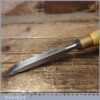 Vintage Stormont Carpenter’s 1/2” Cast Steel Sash Mortice Chisel - Sharpened Honed