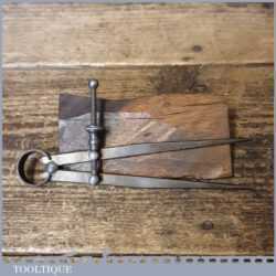 Vintage Moore & Wright 6” Spring Caliper Inside Dividers - Good Condition