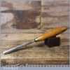 Vintage Carpenter’s 1/2” Gouge Chisel Boxwood Handle - Sharpened Honed