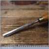 Vintage Carpenter’s 1/2” Gouge Chisel Boxwood Handle - Sharpened Honed
