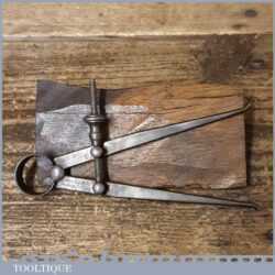 Vintage Moore & Wright 5” Spring Caliper Inside Dividers - Good Condition