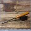 Vintage I Sorby Carpenter’s 1/4” Firmer Chisel Boxwood Handle - Fully Refurbished