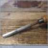 Vintage J. Parasol Carpenter’s 1/2” Gouge Chisel Ash Handle - Sharpened Honed