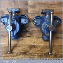 Vintage Pair Of Record No: 153 Floorboard Clamps - Good Condition Ready For Use