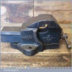 Vintage Woden No: 186B/O Engineer’s Cast Steel Bench Vice 2 ½” jaws - Good Condition