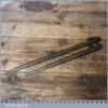 Vintage 5/8” – 3/4” Pair Of Cast Steel Draw Bore Pins - Good Condition