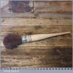 Vintage 16m Beechwood Handled Vulka Set Squirrel Artist’s Sash Brush - Unused
