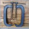 Large Vintage Pair Of Record 10” Woodworking G Clamps - Good Condition