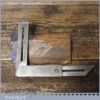 Vintage H.H.M Engineers Combination Steel Try Square & Bevel 497450 - Good Condition
