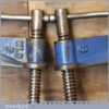 Vintage Pair Of Paramo 6” Heavy Duty G Clamps - Good Condition