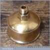 Antique Screw Compression Brass Oiler Or Greaser - Good Condition