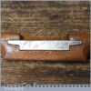 Vintage W. Marples & Sons Beechwood Spokeshave 1 ½” Cutter - Good Condition