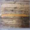 Vintage Rabone No: 1376 Boxwood Brass 24” Folding Ruler - Good Condition