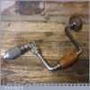 Quality Vintage Carpenter’s Ratchet Brace 12” Swing - Good Condition