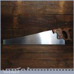 Vintage Henry Disston Canadian 26” Rip Saw 5” Tpi - Fully Refurbished Sharpened