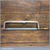 Vintage Adjustable Length Cast Steel Hacksaw - Good Condition