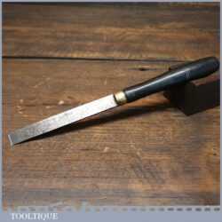 Vintage Woodcarving 7/16” Double Bevel Flat Chisel - Fully Refurbished
