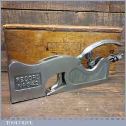 Vintage Record No: 042 Rabbet Shoulder Plane In Original Box - Fully Refurbished