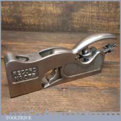 Vintage Record No: 073 Adjustable Throat Shoulder Plane - Fully Refurbished