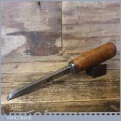 Vintage Carpenter’s 5/8” Cast Steel Mortice Chisel - Sharpened Honed
