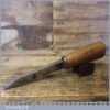 Vintage Carpenter’s 1/2” Cast Steel Mortice Chisel - Sharpened Honed