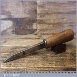 Vintage Carpenter’s 1/2” Cast Steel Mortice Chisel - Sharpened Honed