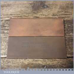 Vintage Pair India Slipstones With Medium & Fine Grit - Lapped Flat