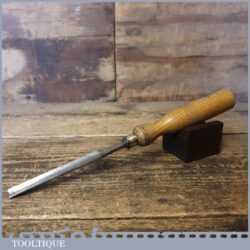 Vintage Sandbrook Carpenter’s 3/8” Gouge Chisel - Sharpened Honed