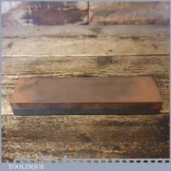 Vintage 8”x 2” Combination Oil Stone Medium & Fine Grit - Good Condition