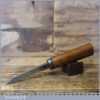 Vintage Carpenter’s 1/4” Cast Steel Mortice Chisel - Sharpened Honed