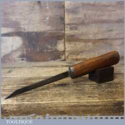 Vintage I & H Sorby Carpenter’s 1/8” Cast Steel Mortice Chisel - Sharpened Honed