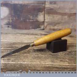 Scarce Vintage 1/32” Sash Mortice Chisel Ash Handle - Sharpened Honed