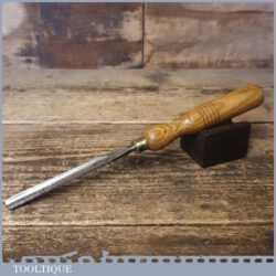 Vintage W K & C Peace Carpenter’s 7/16” Gouge Chisel - Sharpened Honed